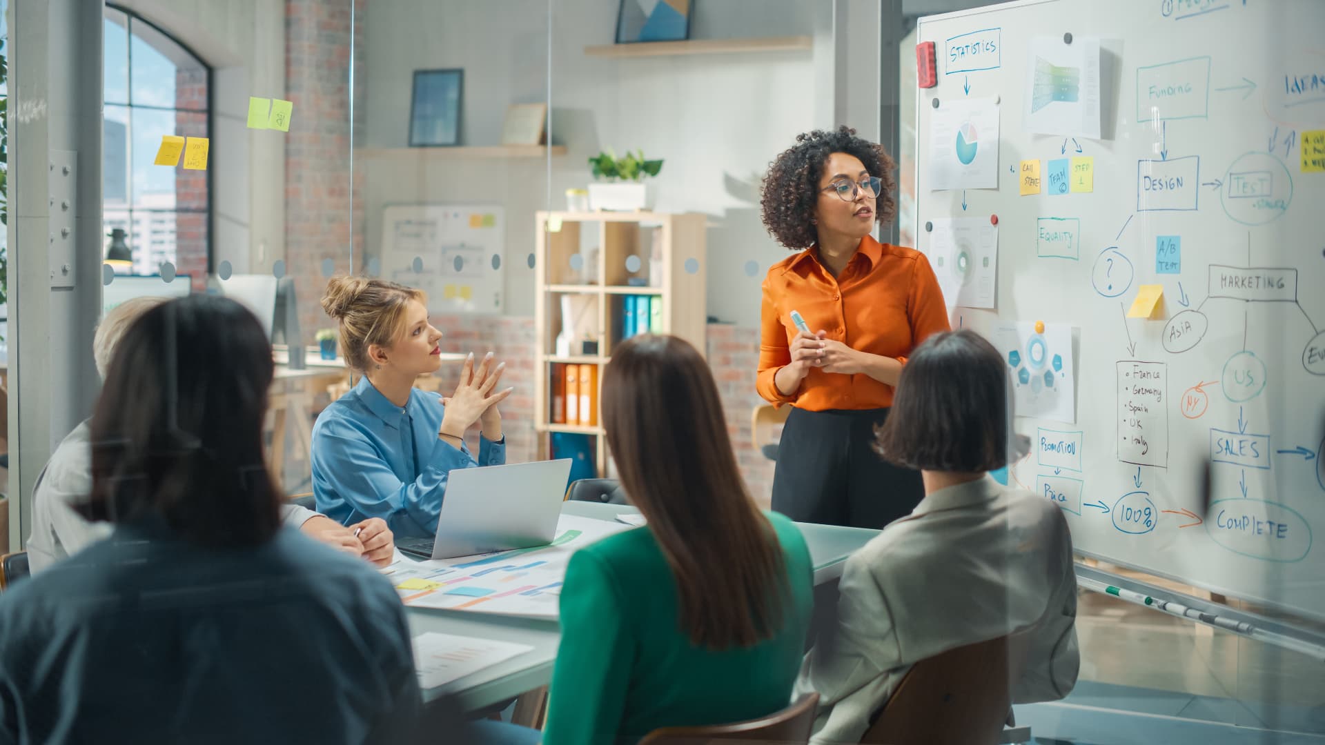 Professionals taking part in a collaborative planning session
